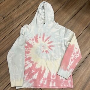 Abercrombie & Fitch XL Pastel Tie Dye Hoodie Oversized Pullover Sweatshirt